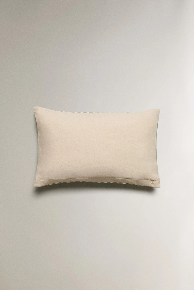 JUTE THROW PILLOW COVER