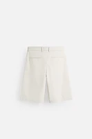 BERMUDA COTON - LIN PLIS