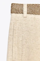 PANTALON RUSTIQUE CEINTURE