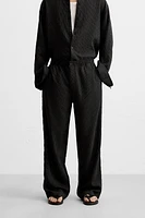 PANTALON FLUIDE À RAYURES