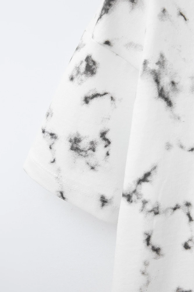 T-SHIRT IMPRIMÉ TIE DYE SPORTY
