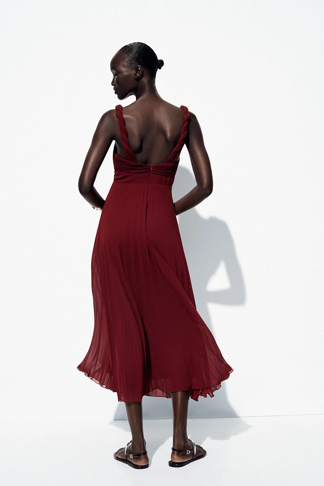 ROBE MIDI PLISSÉE