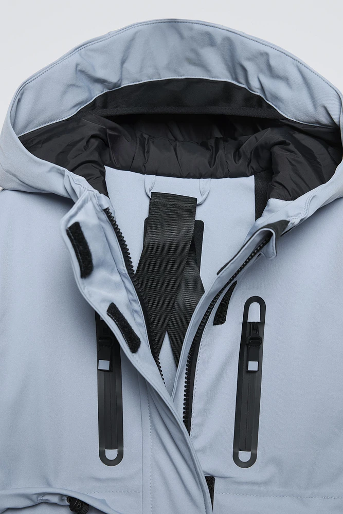 WATER REPELLENT AND WINDPROOF RECCO® SYSTEM PADDED PARKA SKI COLLECTION