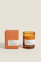 (200G) AMBERY WOOD SCENTED CANDLE