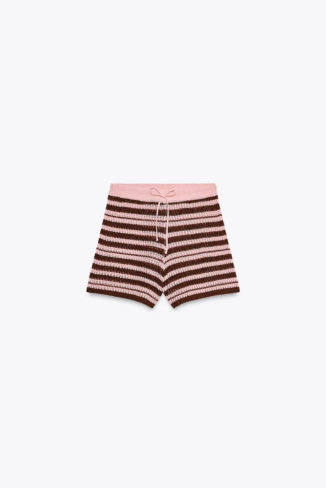 SHORT EN MAILLE