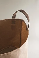 SAC FEUILLES COTON JARDIN