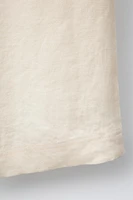 100% LINEN WIDE LEG PANTS