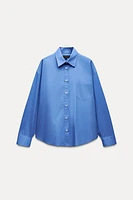 OVERSIZED POPLIN SHIRT ZW COLLECTION