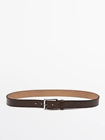 Ceinture avec boucle en cuir