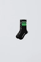 TWO PACK OF MINECRAFT © MOJANG AB ™ SOCKS