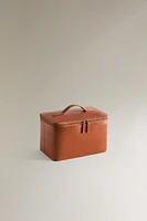 TROUSSE DE TOILETTE CUIR GRAND FORMAT