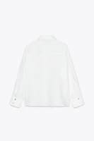 100% LINEN SHIRT WITH MATCHING BUTTONS