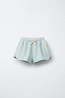 SIDE STRIPE TERRY SHORTS
