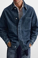 POCKET DENIM OVERSHIRT