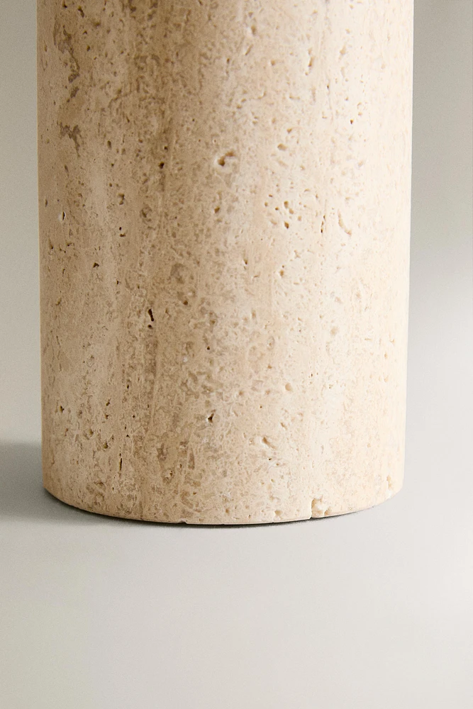 BEIGE MARBLE SOAP DISPENSER