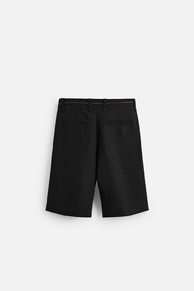 BERMUDA JACQUARD RAYURES