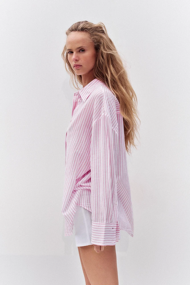 CHEMISE OVERSIZE RAYURES