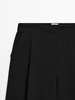 Pantalon de costume à pince en lin - Limited Edition
