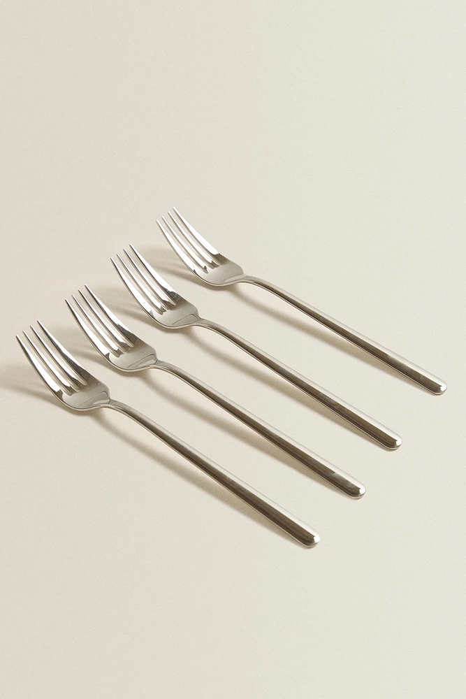 LOT TENEDORES ACERO BRILLO (LOT DE 4)