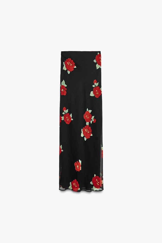 JUPE À IMPRIMÉ FLEURS