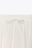 PANTALON PALAZZO EN LIN