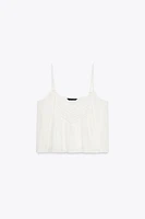 EMBROIDERED COTTON TOP