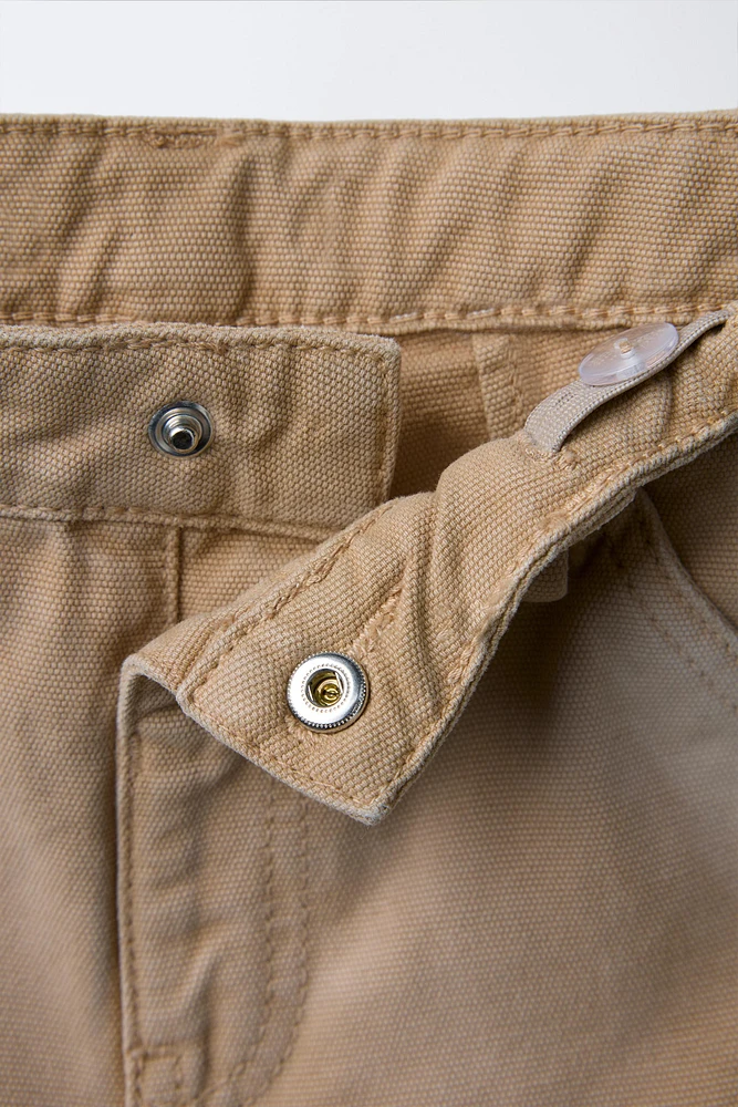 CANVAS CARGO SHORTS