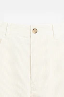 STRAIGHT FIT CORDUROY PANTS