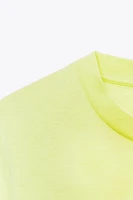WASHED T-SHIRT WITH TEXT