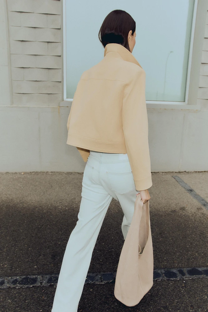 Z1975 STRAIGHT HIGH-WAISTED CROSSOVER JEANS