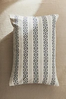 GEOMETRIC PRINT THROW PILLOW COVER