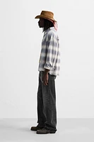 CHEMISE STRUCTURE À CARREAUX