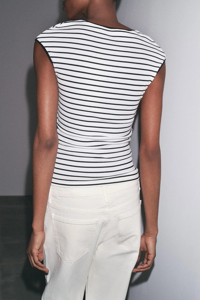 RIBBED T-SHIRT