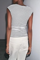 RIBBED T-SHIRT