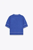 TOP EN MAILLE SURPIQÛRES
