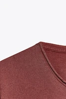 WASHED SHORT SLEEVE T-SHIRT