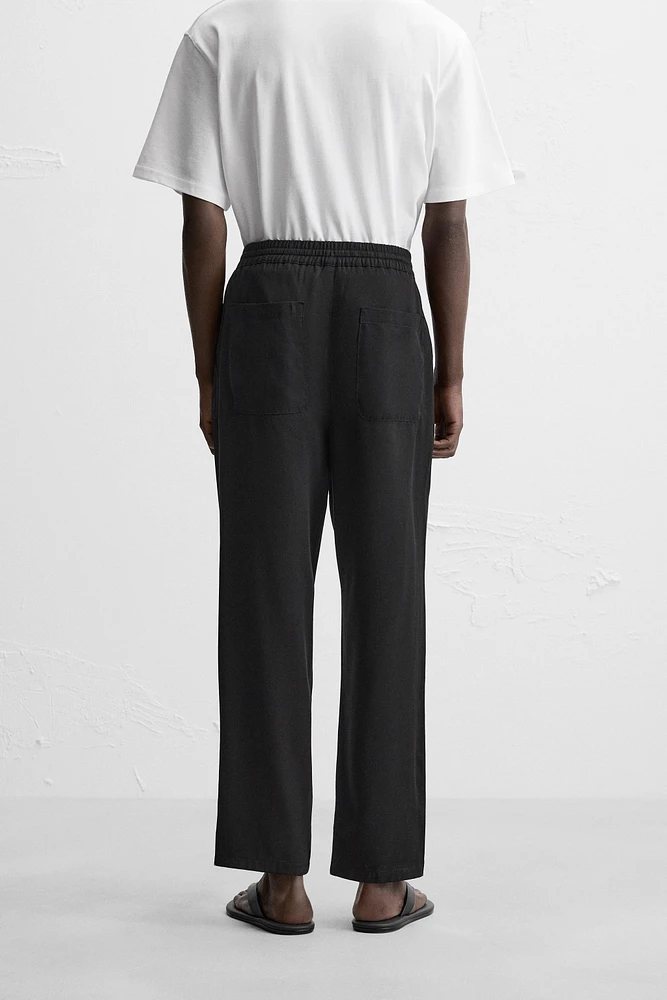 PANTALON REGULAR FIT LYOCELL - VISCOSE