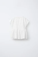 BLOUSE BIMATIÈRE À TEXTURE BRODÉE