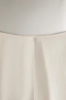 BEIGE SILK PANTS