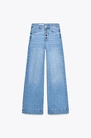 JEAN Z1975 WIDE LEG TAILLE HAUTE BOUTONS