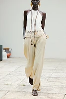 TOP RUSTIQUE BAS EN CROCHET