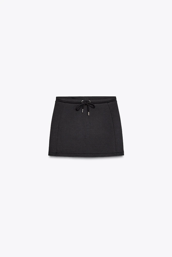 PIQUÉ MINI SKIRT