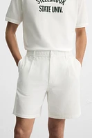 BERMUDA REGULAR FIT STRUCTURÉ
