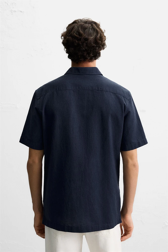 CHEMISE COTON - LIN