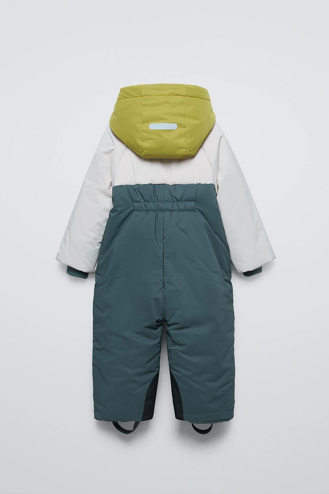WATER REPELLENT AND WINDPROOF HOODED SNOW SUIT SKI COLLECTION