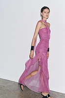 ROBE FOULARD À POIS
