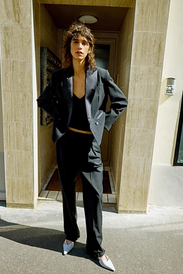 ZW COLLECTION LIMITED EDITION DOUBLE-BREASTED WOOL BLAZER