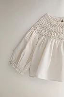 ENSEMBLE BÉBÉ NID D’ABEILLE ENFANT