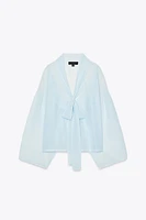 BLOUSE SEMI-TRANSPARENTE EN MAILLE