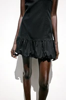 MINI DRESS WITH BUBBLE HEM